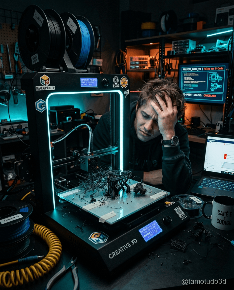 5 Erros de Iniciante na Impressão 3D (e Como Evitar)