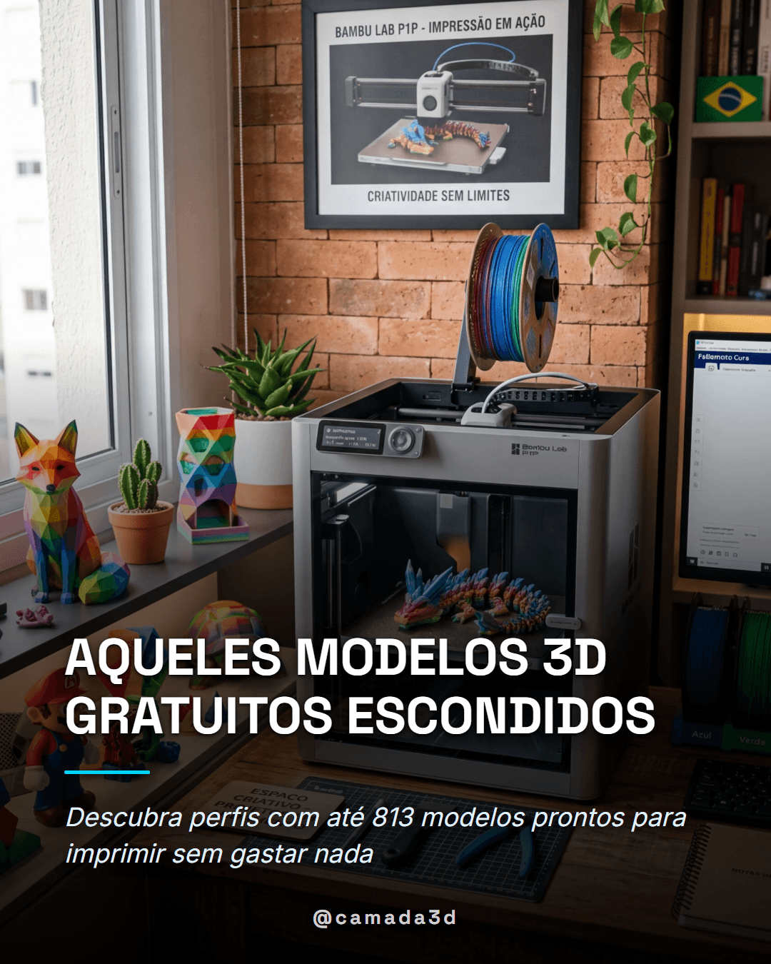 Como encontrar modelos 3D grátis para imprimir no MakerWorld (guia completo para iniciantes)