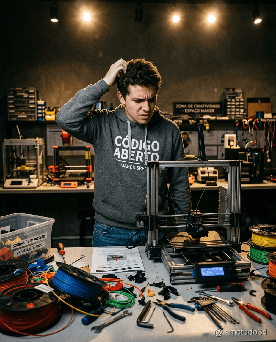 Como escolher o melhor filamento para sua impressora 3D em 2026 (guia completo para iniciantes)