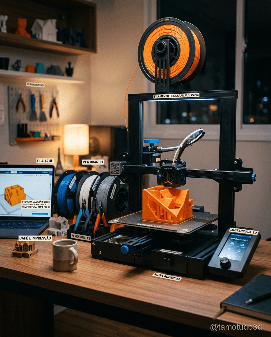 Como Ganhar Dinheiro com Impressora 3D em 2026: Guia Completo para Iniciantes