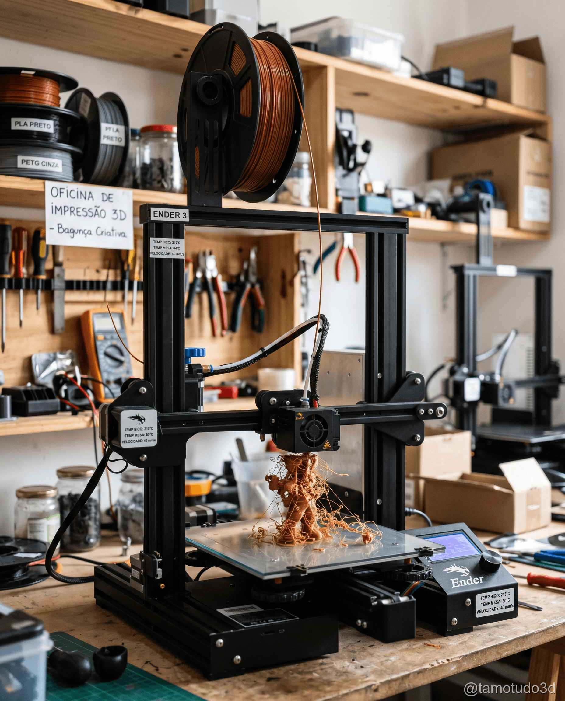 Diário de um Maker: Minha Primeira Semana com 2 Impressoras 3D