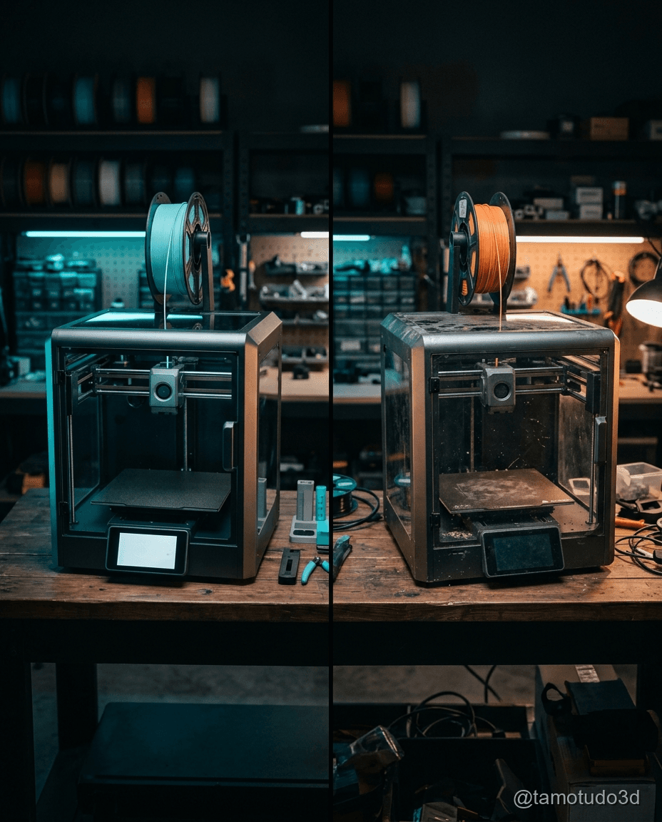 Impressora 3D Usada ou Nova? Checklist 2026