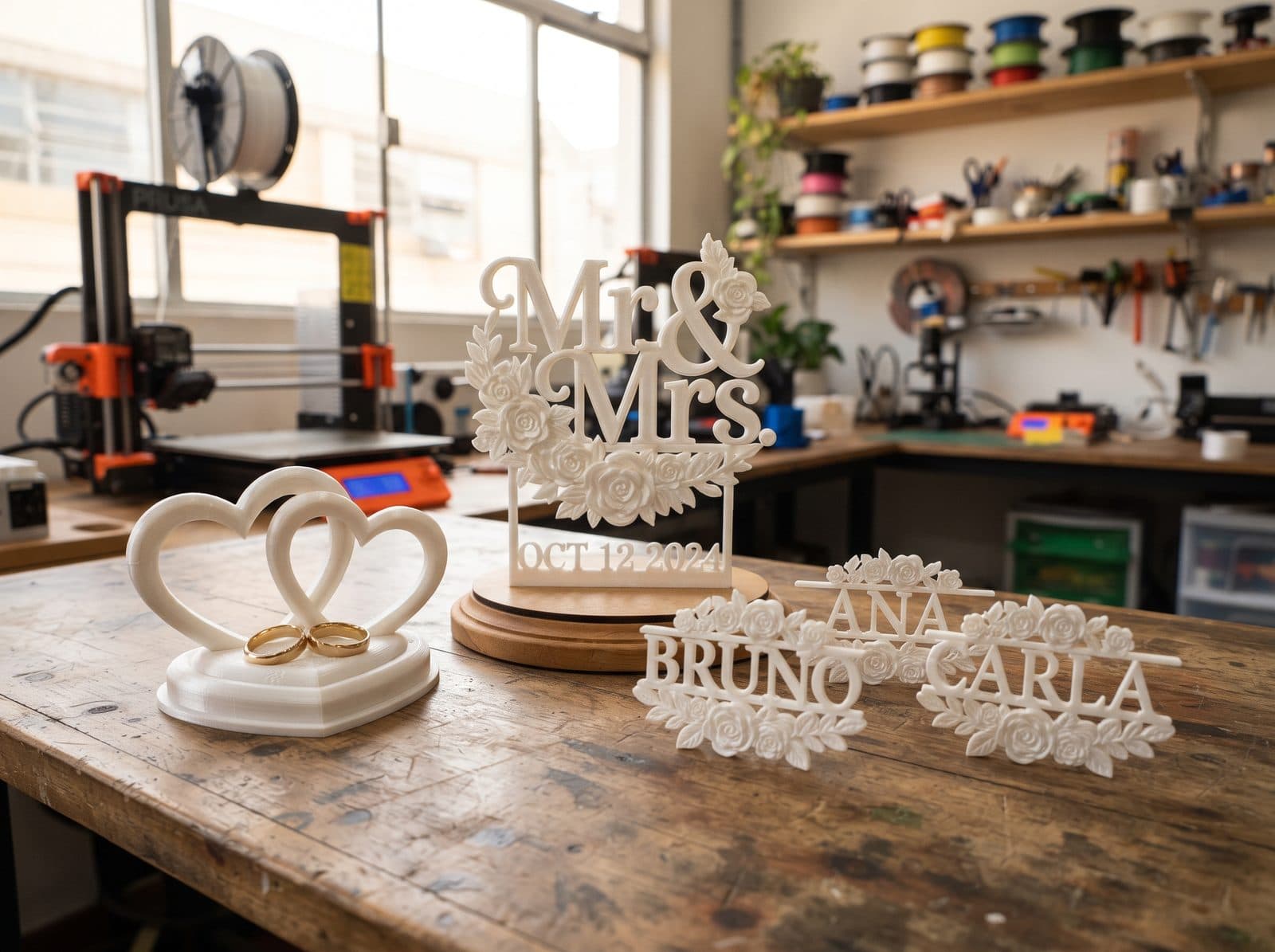 O Que Mais Vende em Impressão 3D para Casamento