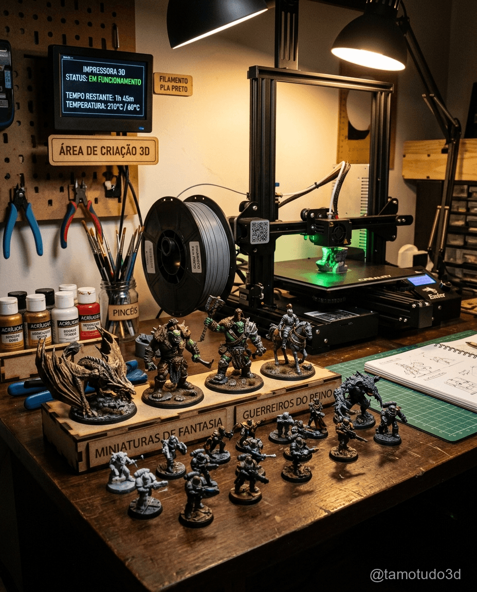 Quanto Custa Imprimir Miniaturas 3D Para Vender em 2026?