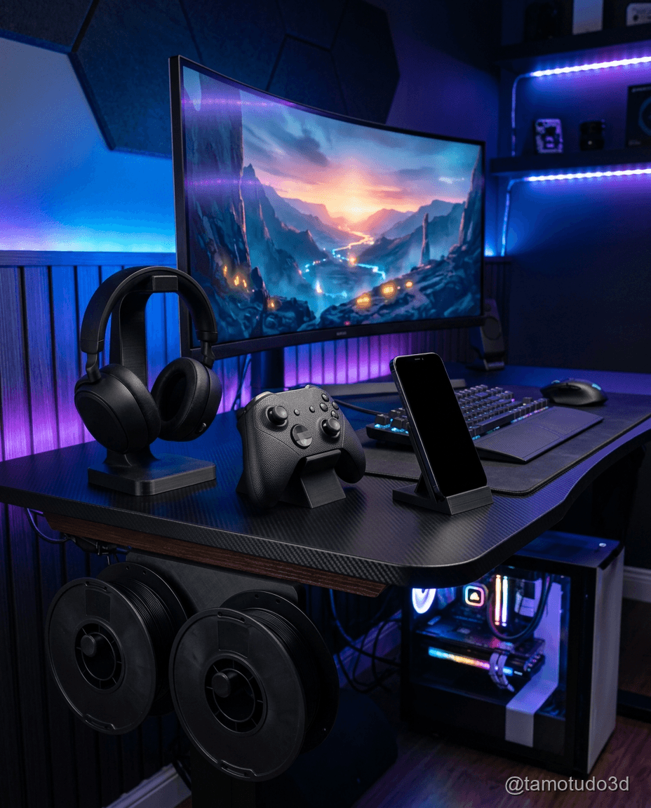 Quanto Custa Imprimir Suporte pra Setup Gamer em 3D?