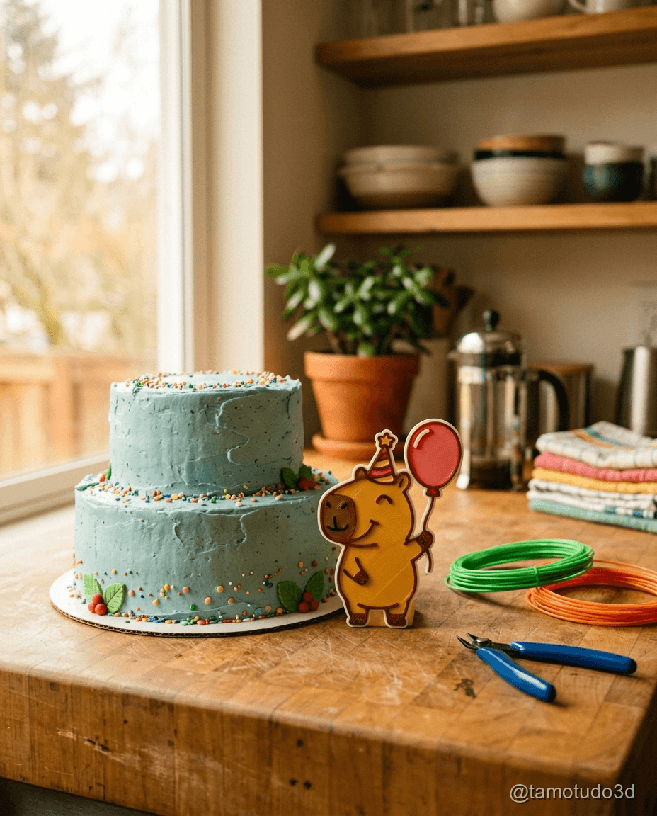 Quanto Custa Imprimir Topo de Bolo 3D? Lucro Real Por Festa de Aniversário