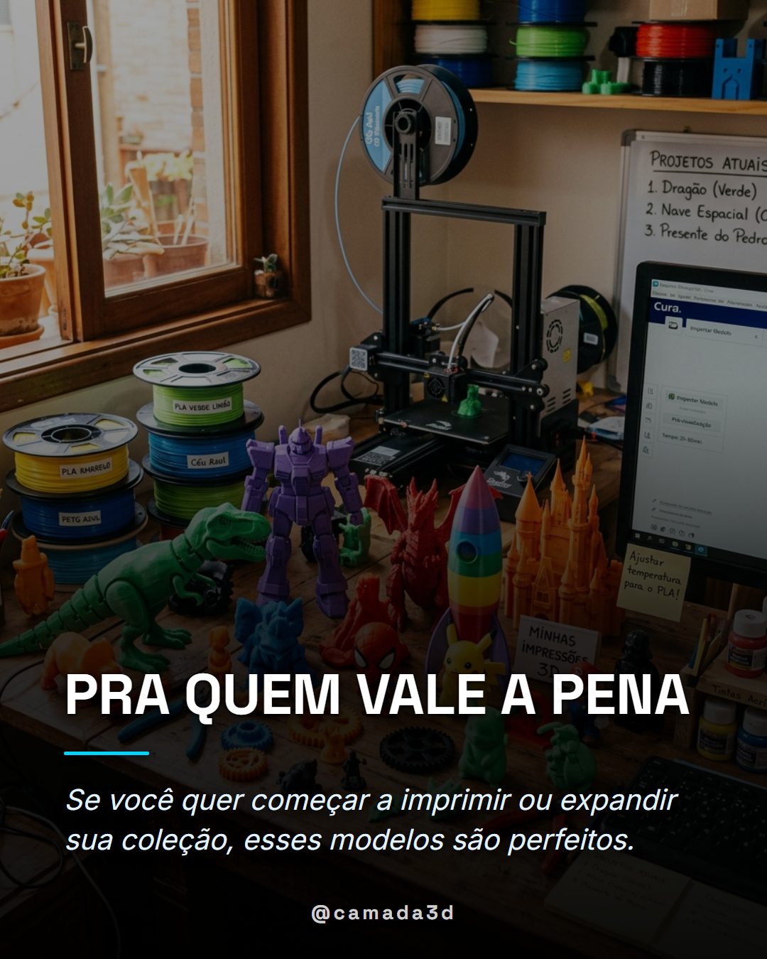 Exemplos práticos de impressões 3D