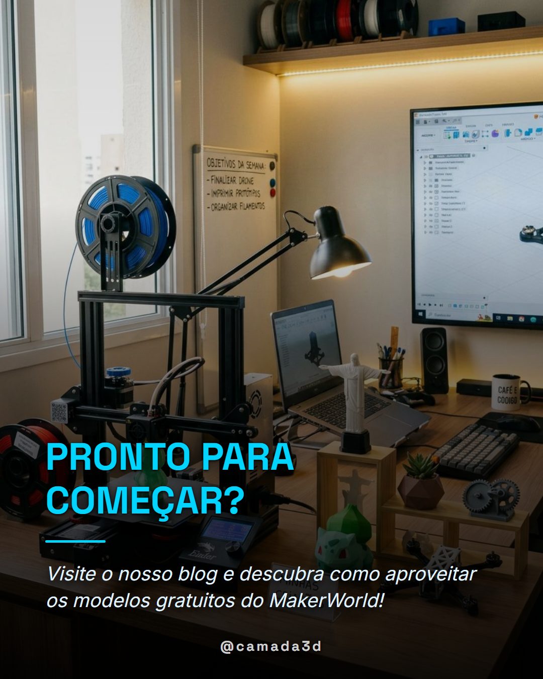 Resumo dos modelos gratuitos no MakerWorld