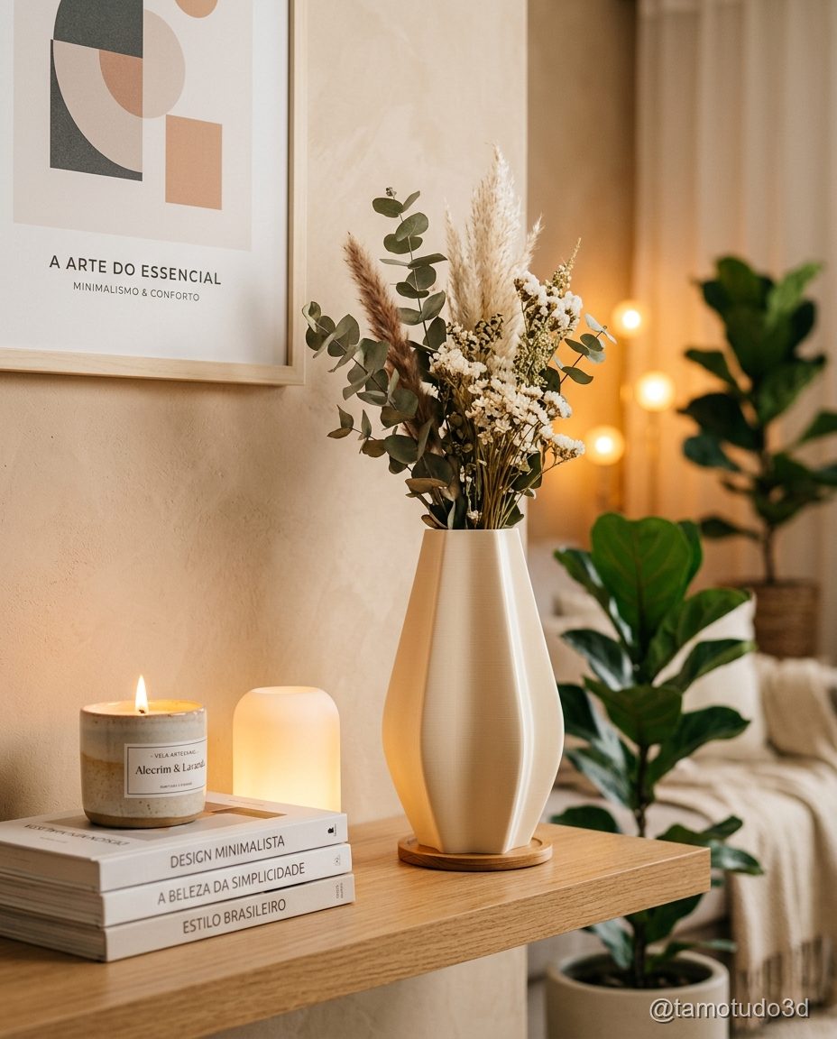 Decoração estilo silk em 3D