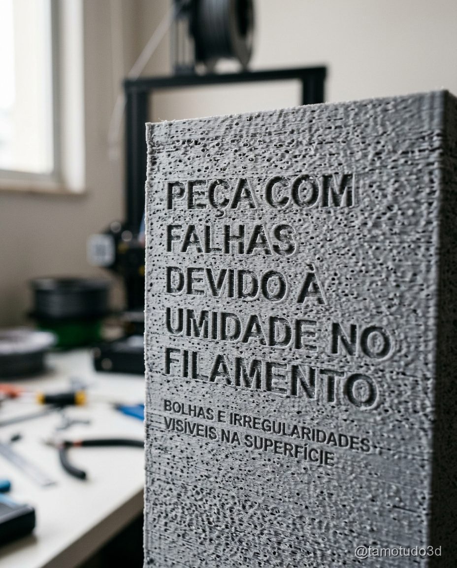 Bolhas e cavidades na impressão 3D