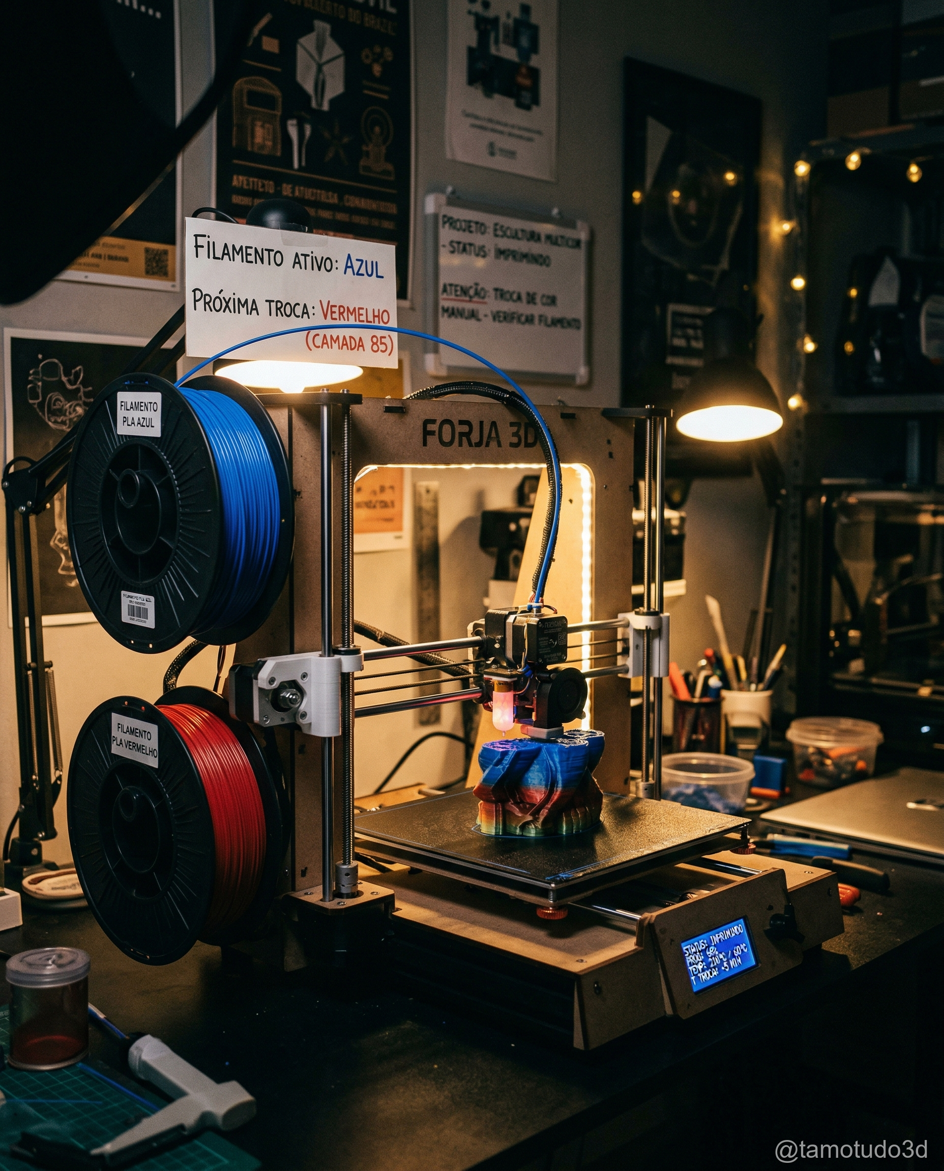 Filamentos coloridos compatíveis com ACE Pro