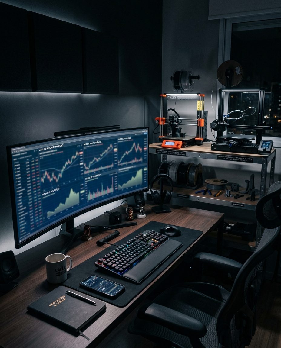 Creality K1C em detalhe