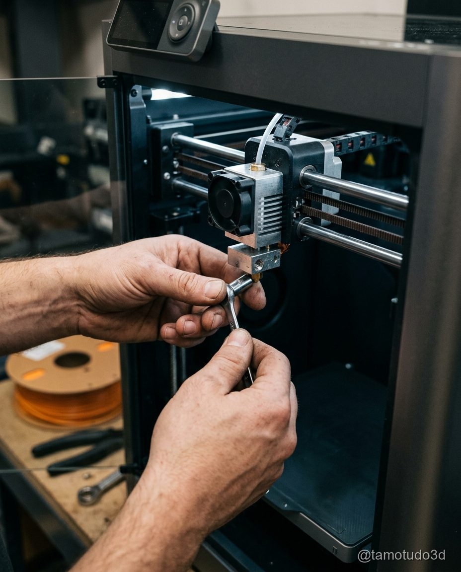 Conjunto de bicos de reposicao para impressora 3D em embalagem