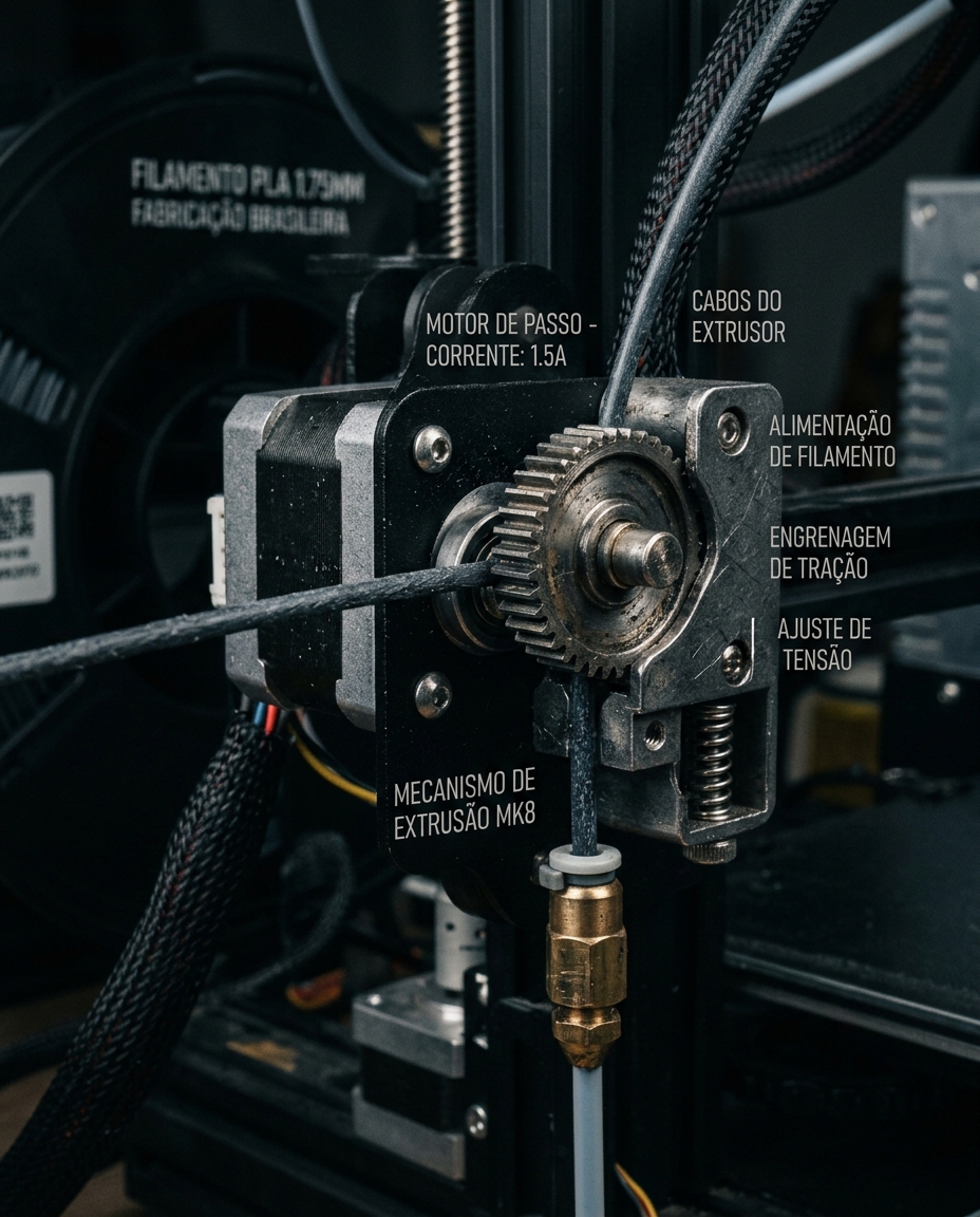 Valores de distância por material