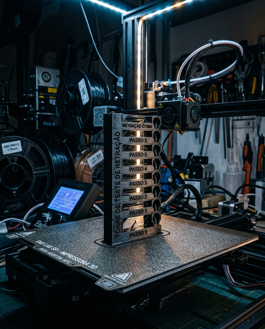 Torre de teste de retraction