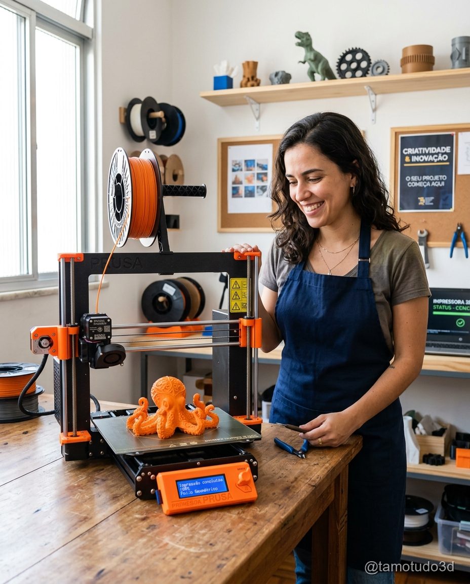 Impressão 3D concluída sem problemas