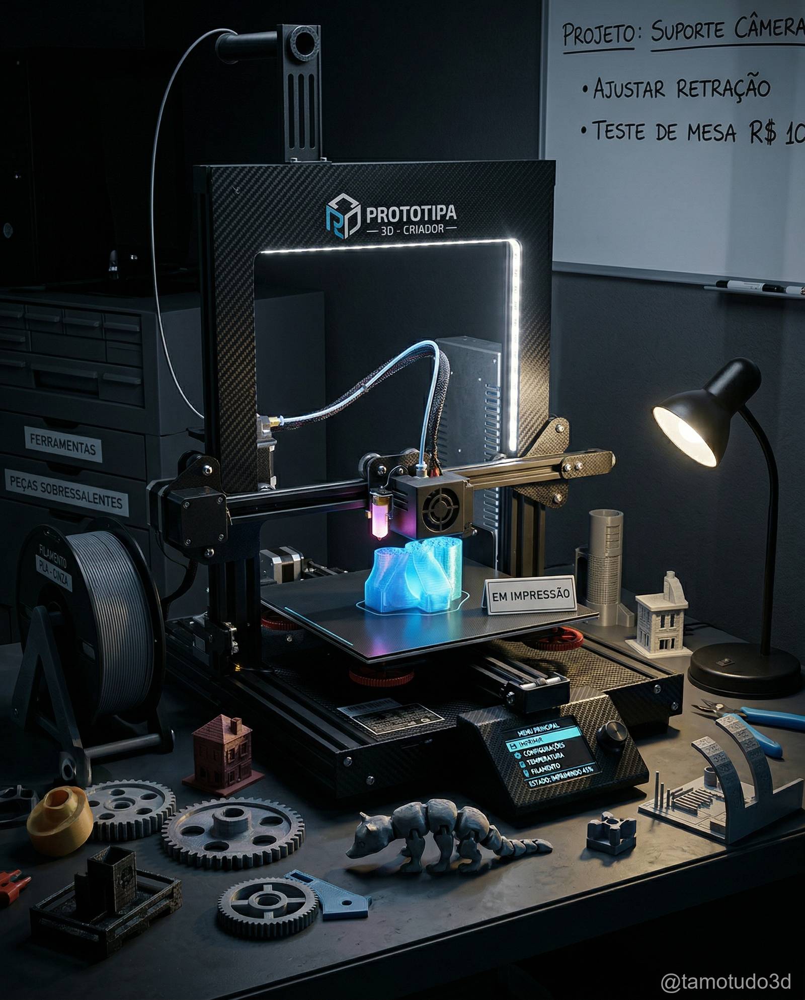 Melhores filamentos 3D para comprar no Brasil em 2026