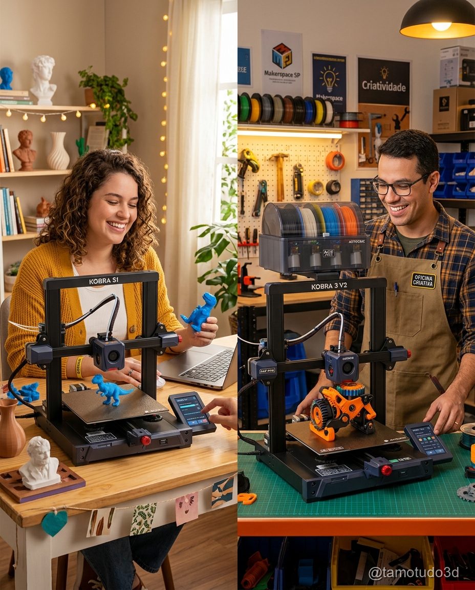 Manutenção preventiva e calibração de impressoras 3D