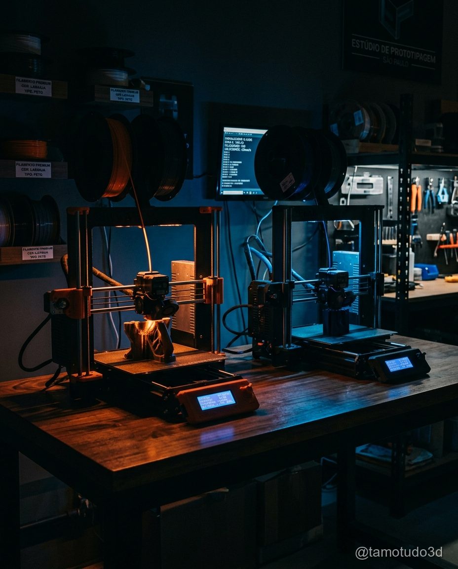 Seleção de modelo de impressora 3D no OrcaSlicer