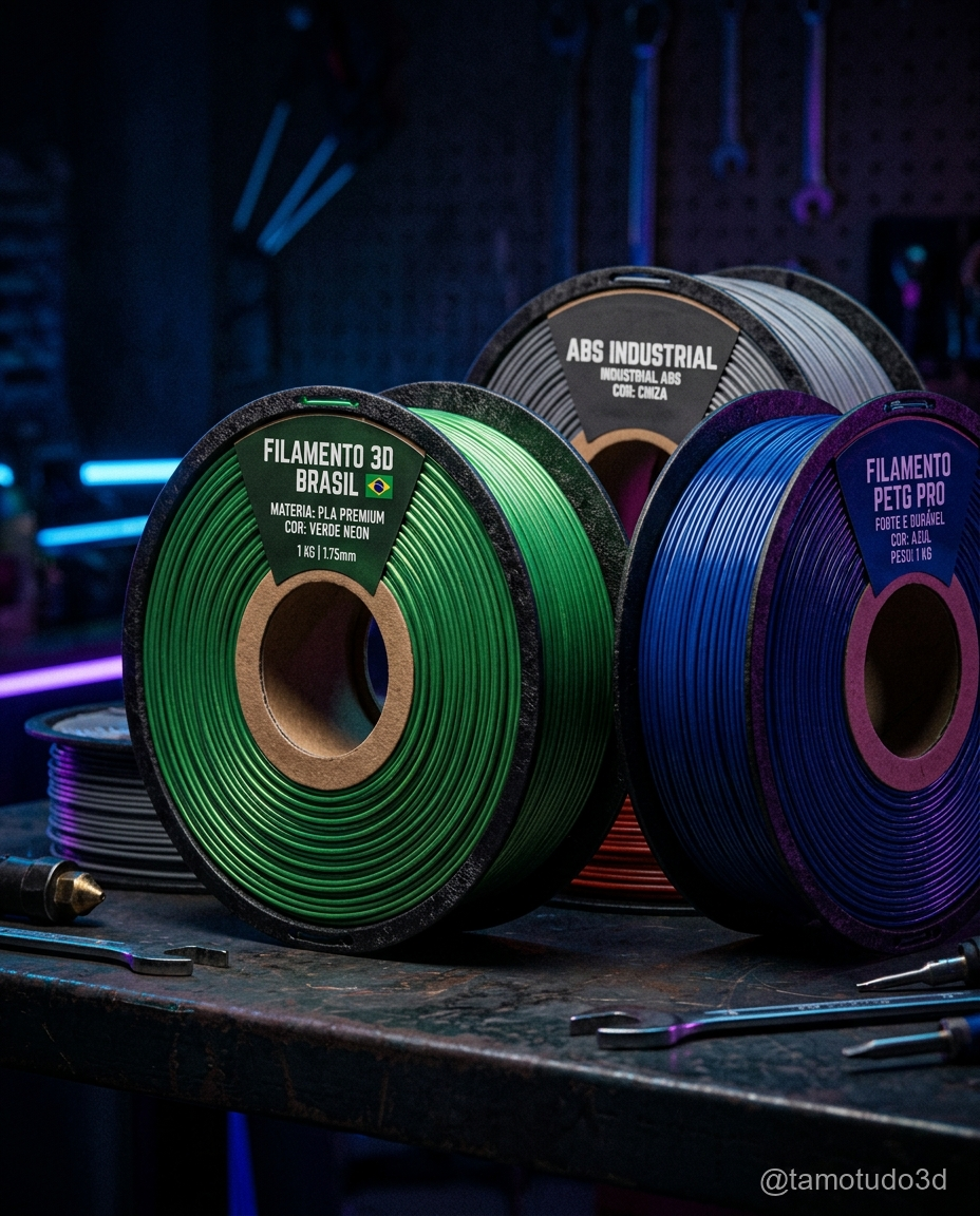 Configuração de temperatura de materiais no OrcaSlicer