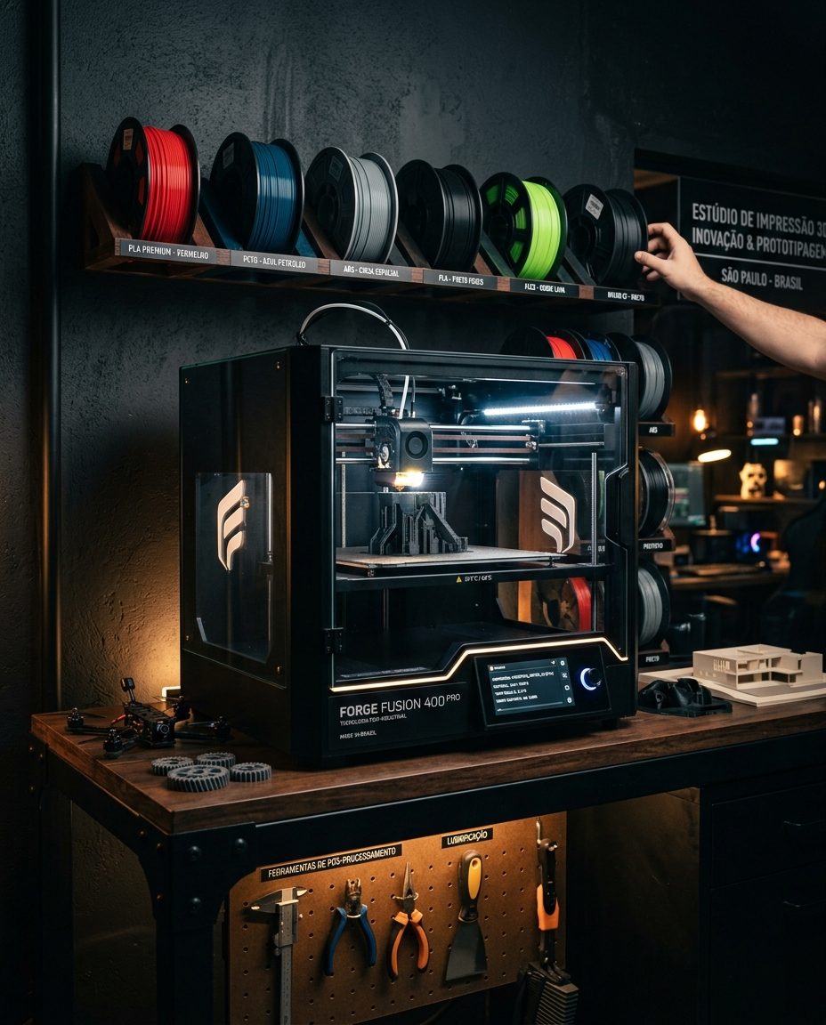 Setup profissional para produção
