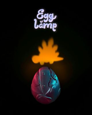 Preview do modelo 3D Egg Lamp 125c2c49ed