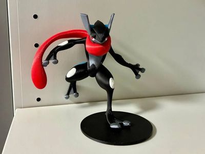 Modelo 3D greninja shiny