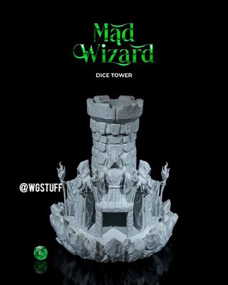 Preview do modelo 3D Mad Wizard dicetower 5776c0d334