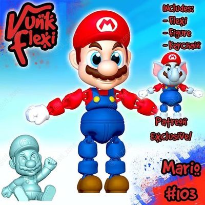 Modelo 3D VunkFlexis Mario @ zone