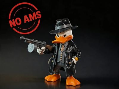 Modelo 3D Pato Donald Gangster Edição Máfia