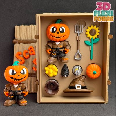 Preview do modelo 3D 3D Flexi Forge Scarecrow