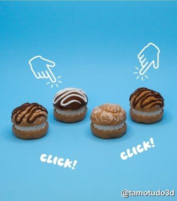 Preview do modelo 3D Creampuff Fidget Clickers @Print3DWorld