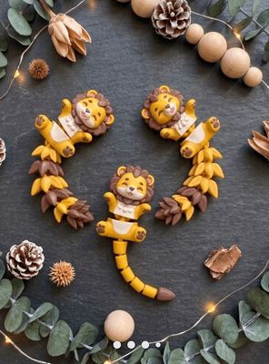 Modelo 3D Cute Flexi Lion Cub Toy Keychain @Print3DWorld