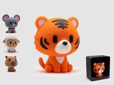 Preview do modelo 3D Tiger