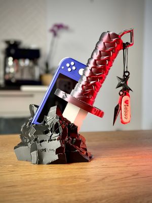 Preview do modelo 3D Sword Dock Switch Lite