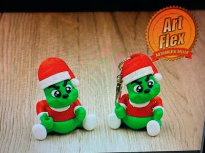 Modelo 3D ArtFlex Flexi Baby Grinch t me @o3DLab