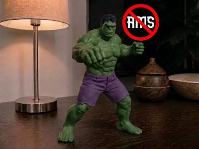 Preview do modelo 3D Hulk 18cm