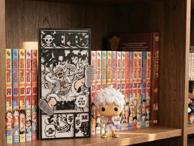 Preview do modelo 3D Panel de Manga Luffy Gear 5