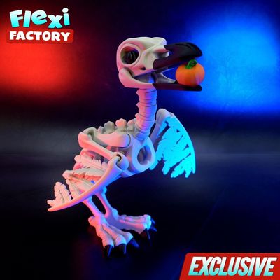 Modelo 3D exclusive Flexi Factory Skeleton Crow