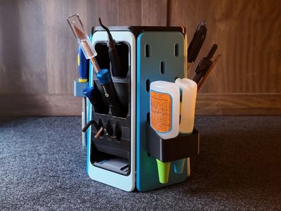 Modelo 3D Modular Rotating Desk Organizer [OS 730F26D4D91B]