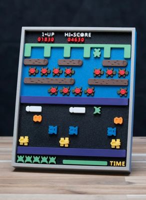 Preview do modelo 3D Frogger Arcade Game Picture Frame No Supports, , No Glue