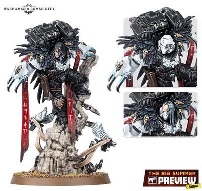 Preview do modelo 3D Raven Guard Aethon Shaan (2025)