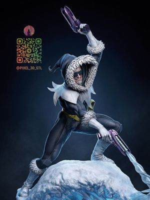 Modelo 3D @Pixel 3D Captain Cold