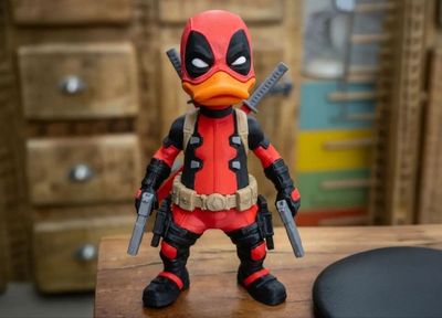 Preview do modelo 3D DEADPOOL DUCK