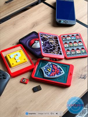 Preview do modelo 3D Nintendo Switch Cartridge but it is a cartridge holder