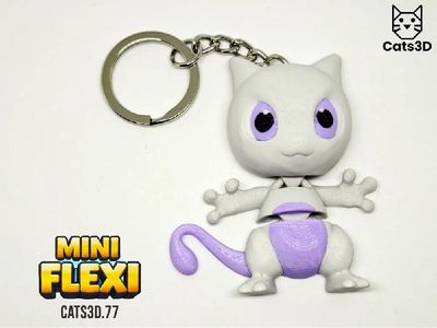 Preview do modelo 3D Cats 3D Studio Mewtwo MakerWorld