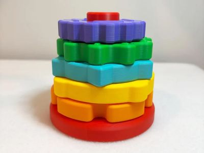 Preview do modelo 3D Shape sorter stacker toy for kids