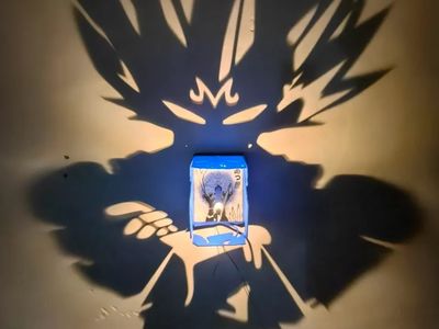 Preview do modelo 3D Majin Vegeta Lampara de sombra