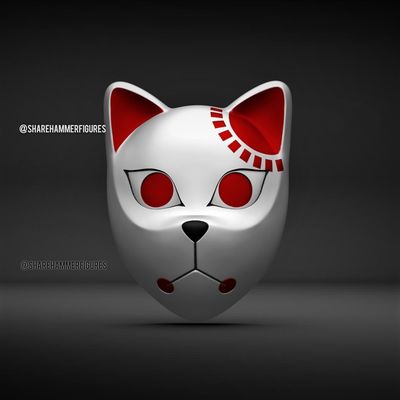 Modelo 3D Tanjiro Mask Demon Slayer