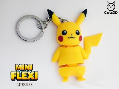 Modelo 3D Cats 3D Studio Pikachu MakerWorld